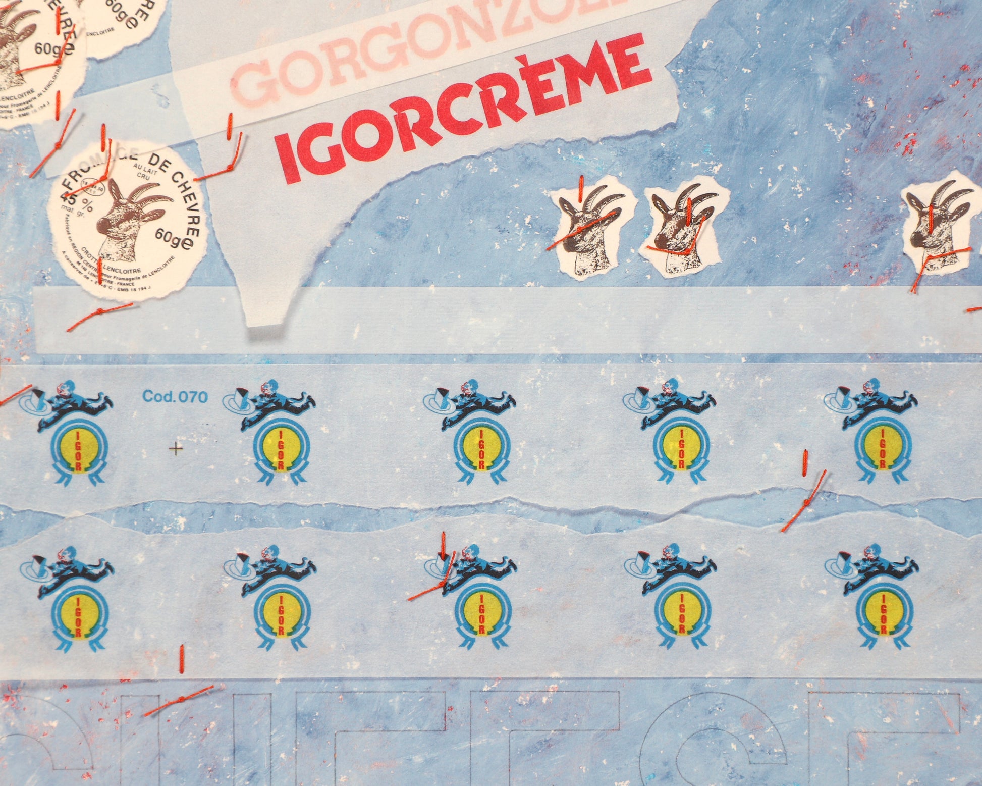 J. J. L'Heureux Etichette Collage Igorcreme 13/40 1998 Close Up 4