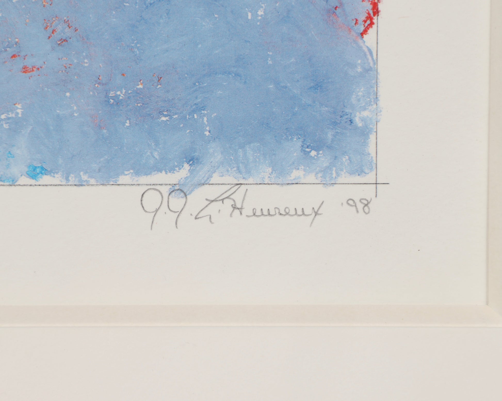 J. J. L'Heureux Etichette Collage Igorcreme 13/40 1998 Close Up Signature