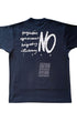  Back of vintage Janet Jackson Rhythm Nation Tour T-shirt with NO protest message.