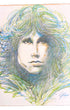 Original Drawing of Jim Morrison - shown unframed.