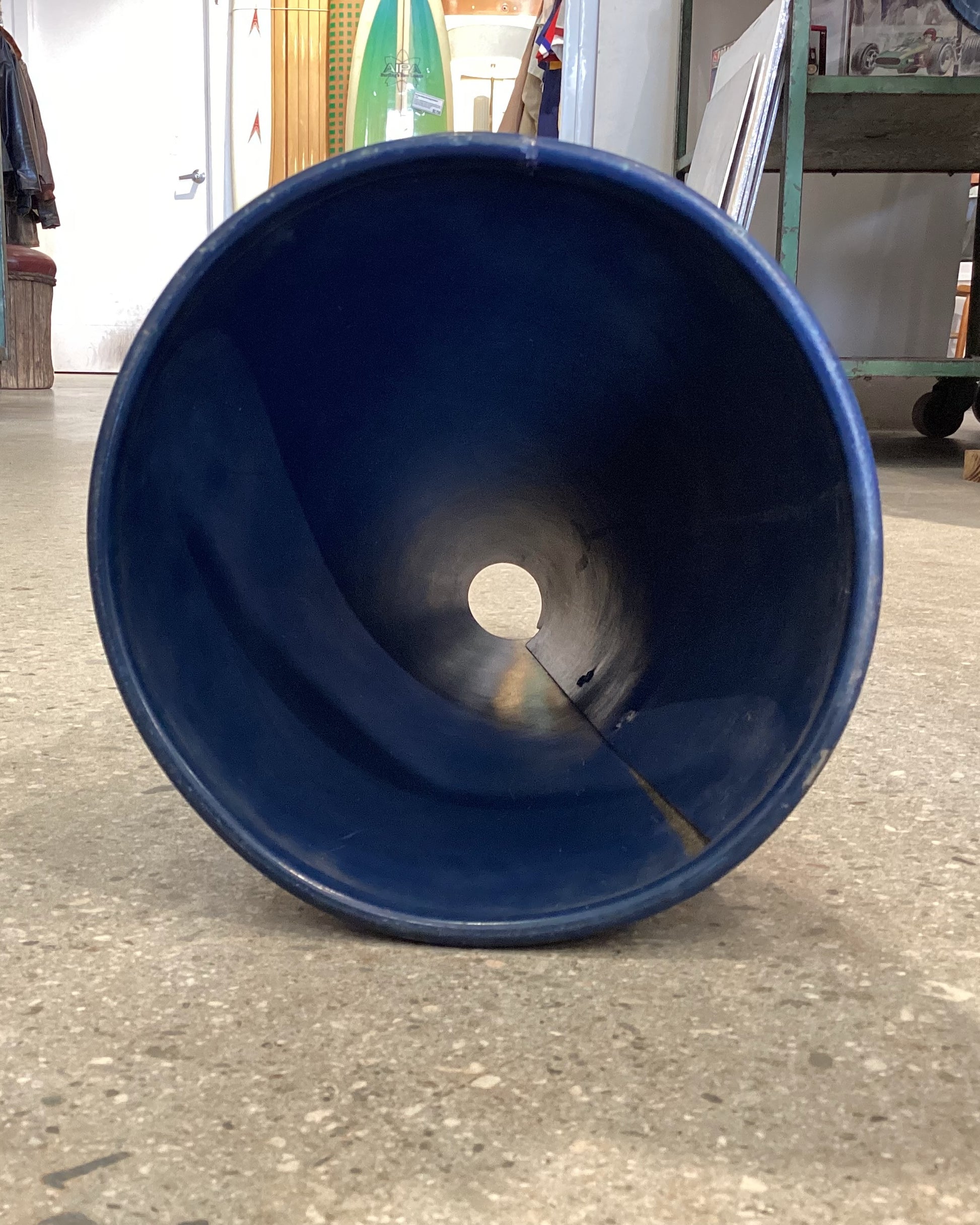 John Muir School JMC Pasadena Megaphone circa 1946-1954 Blue + Gold