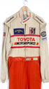 The top view of the Juan Manuel Fangio II Auto Racing Suit.