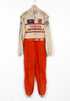 The full view of the Juan Manuel Fangio II Auto Racing Suit.