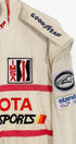 The upclose right view of the Juan Manuel Fangio II Auto Racing Suit.
