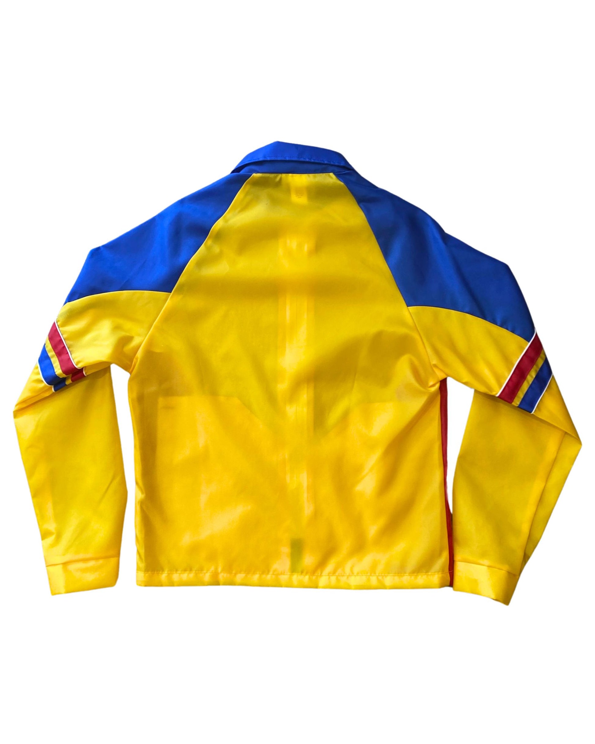 Deadstock Justice Brothers Racing Jacket – Yellow Blue Red, Medium