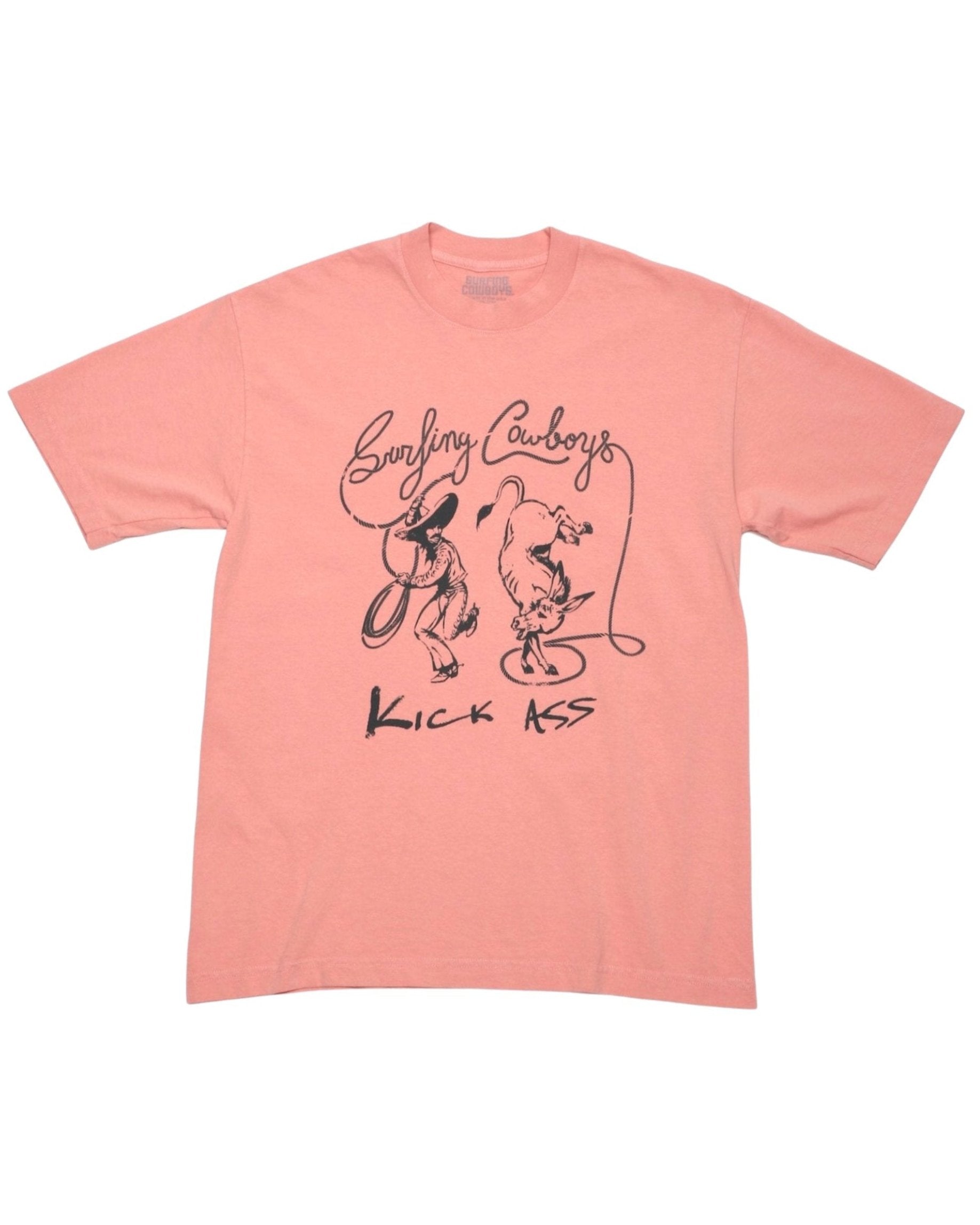 Kick Ass T-Shirt Coral Front