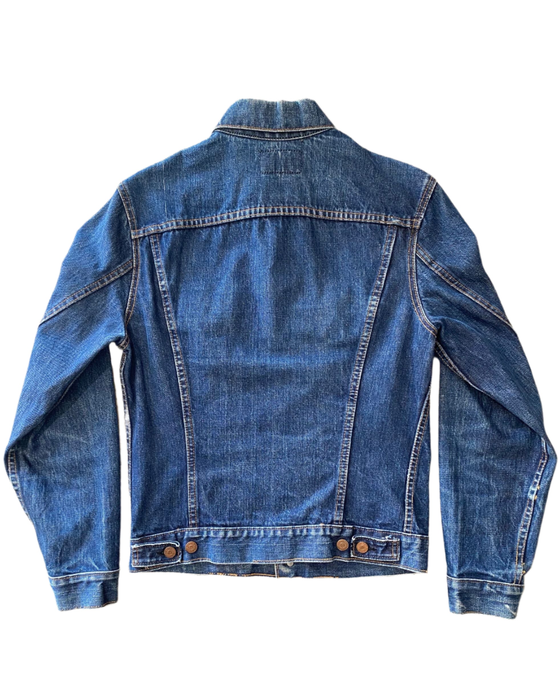 LEVIS 1960s Big E Denim Jacket 40" USA Back