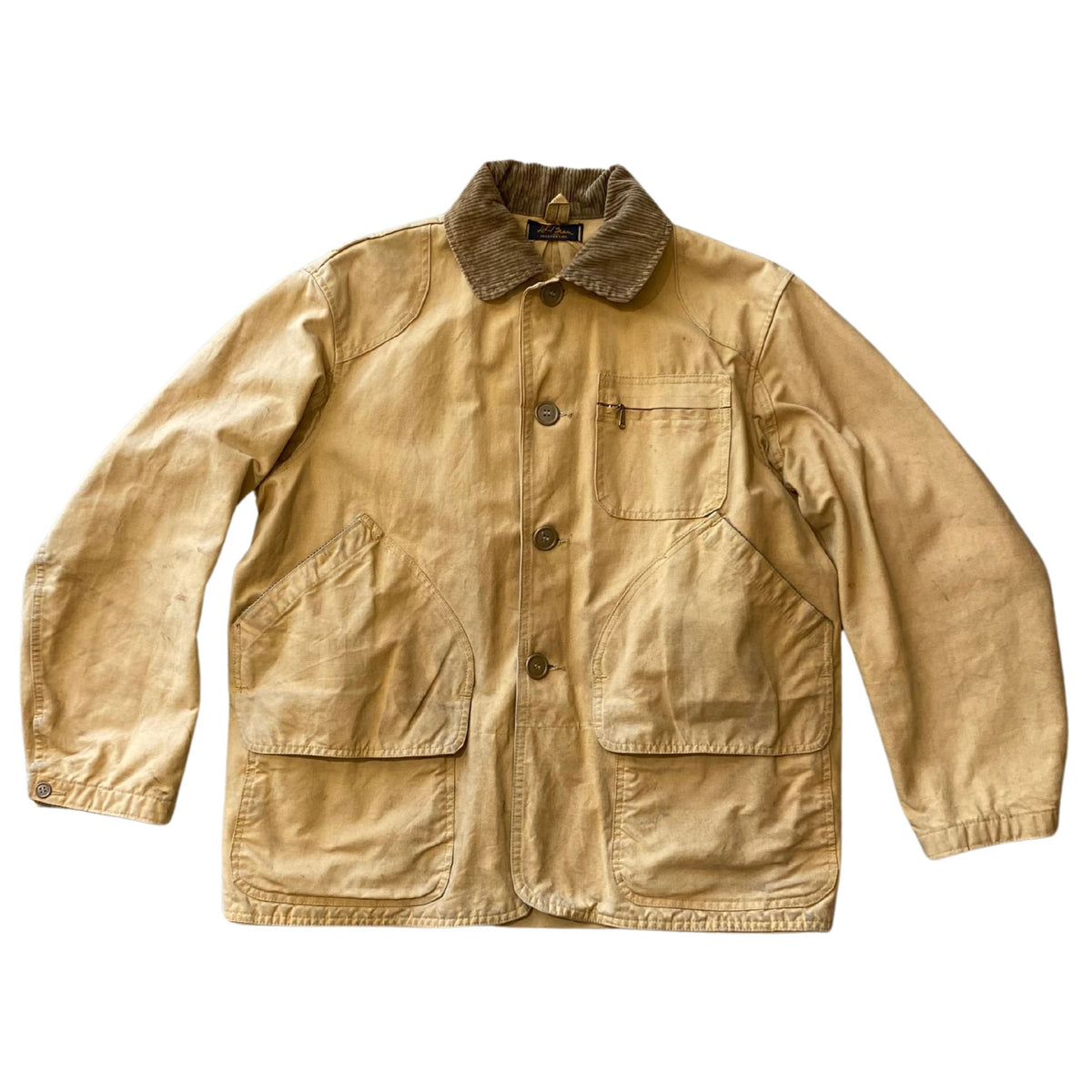 LL Bean Corduroy Collar Hunting Jacket 1950s - Size M/L