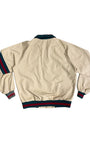 Back view of tan Izod Lacoste jacket from the 1970s.