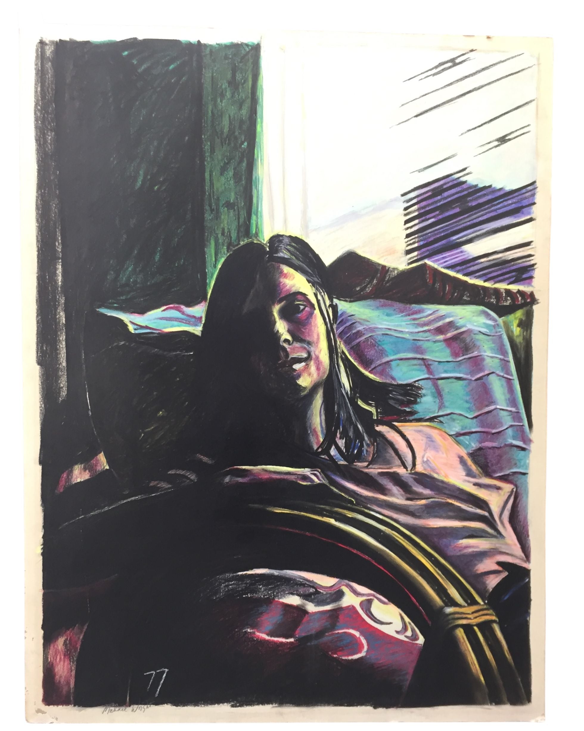 Laurel Canyon Lady Drawing