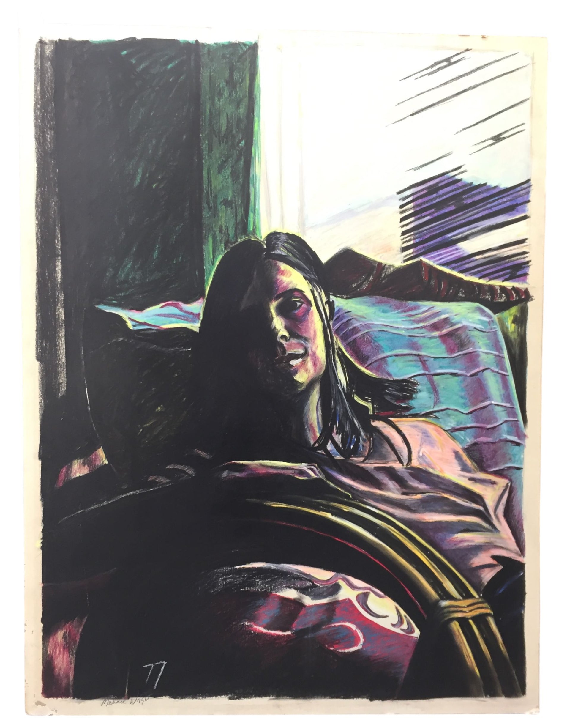 Laurel Canyon Lady Drawing