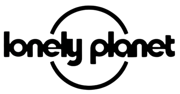 Lonely Planet logo in black on a background