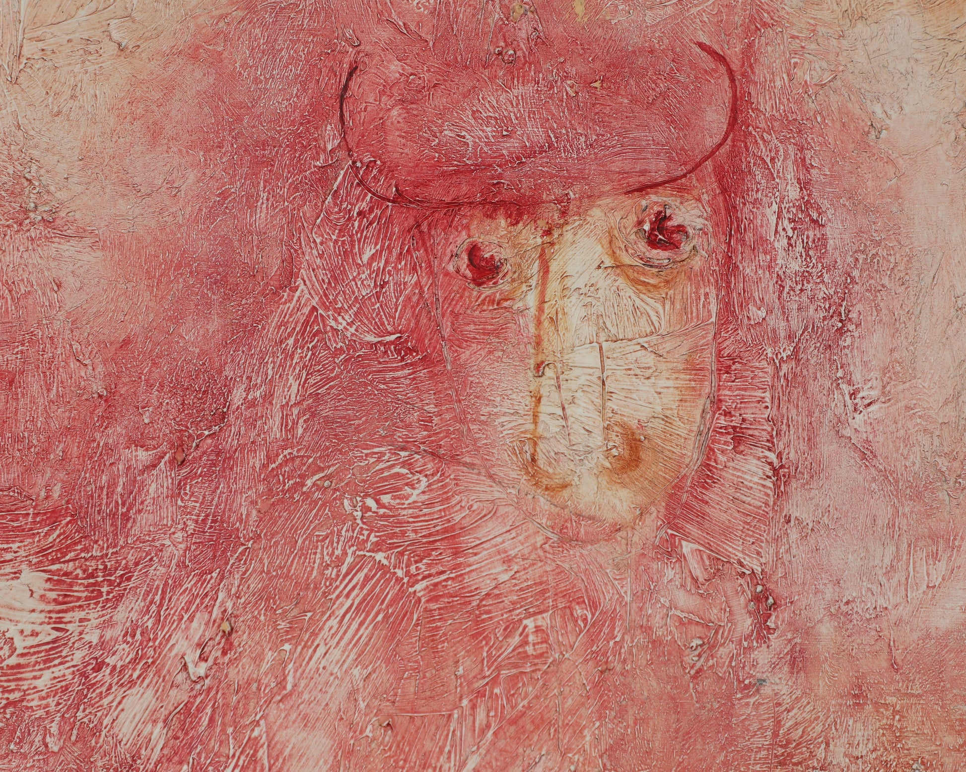 Lorraine Crawford Afternoon of a Sorcerer Painting 1950s Berkeley CA Close Up View 2