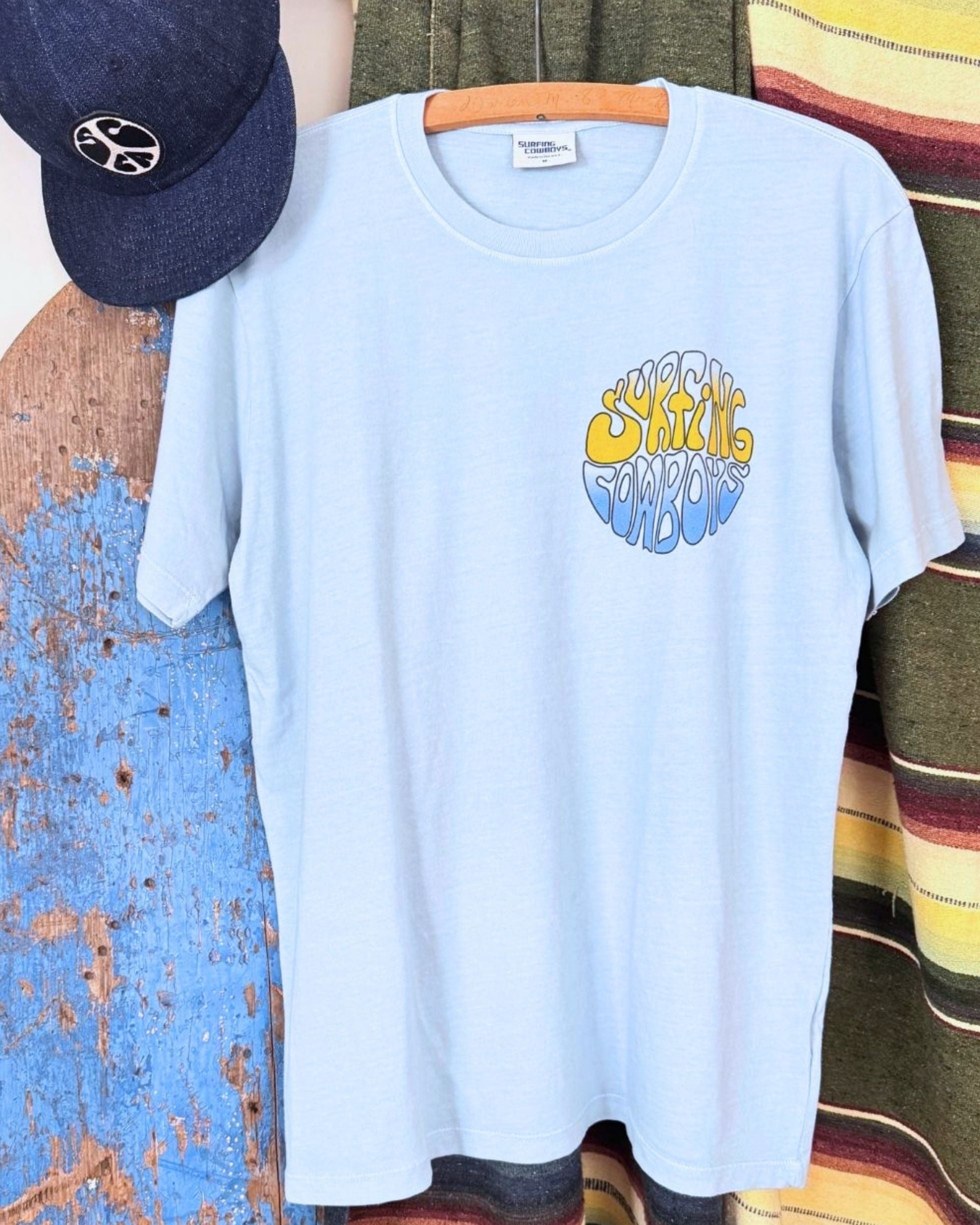 Lowrider Sun T-Shirt - Sky Blue