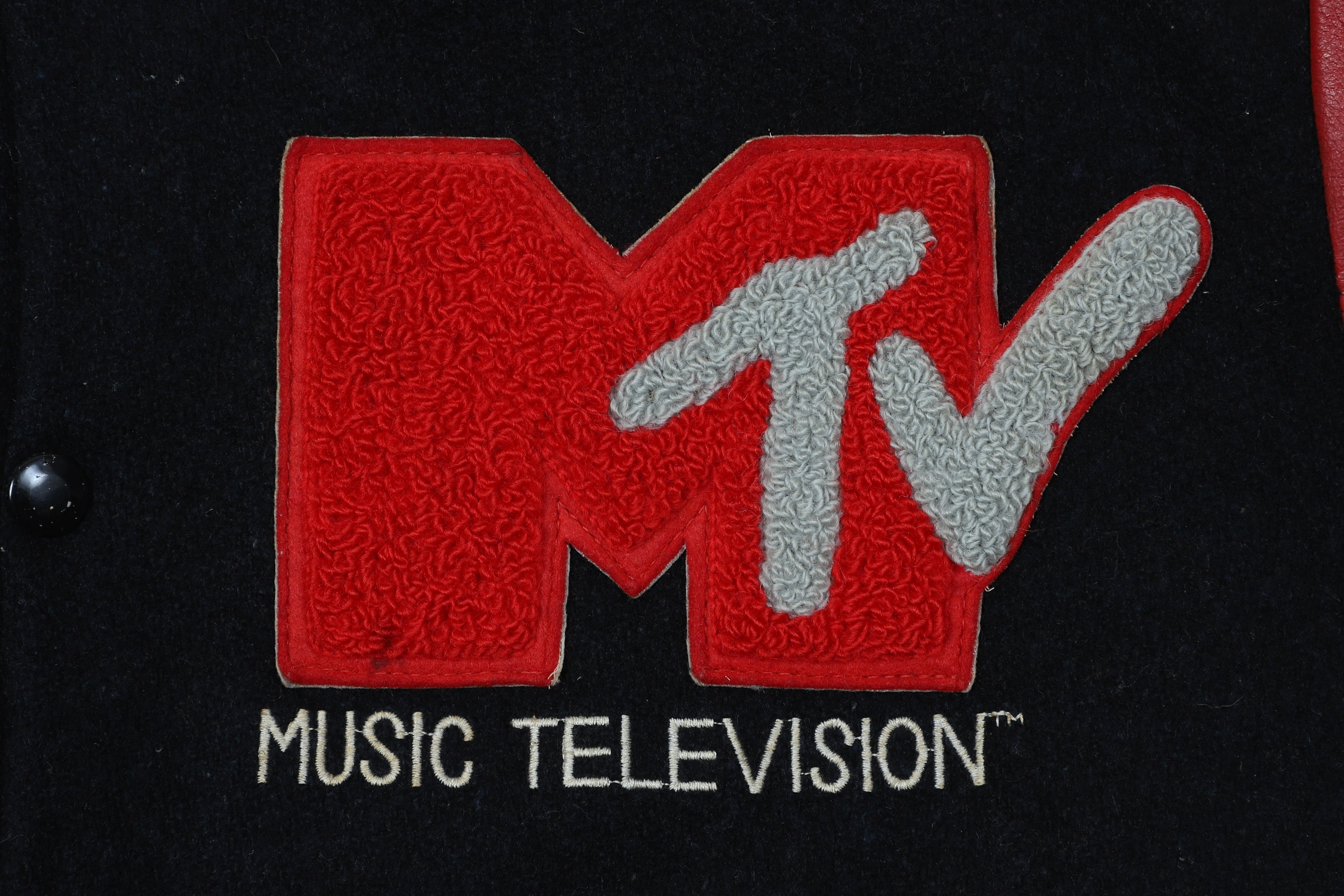 MTV 1980s Jacket Original Black + Red MEDIUM