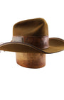 Mad Jack 1970s Custom Resistol Leather + Python Western Hat (Size 7.5) side
