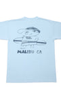 Making Waves T-Shirt Jade Blue Back