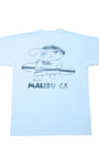 Making Waves T-Shirt Jade Blue Back