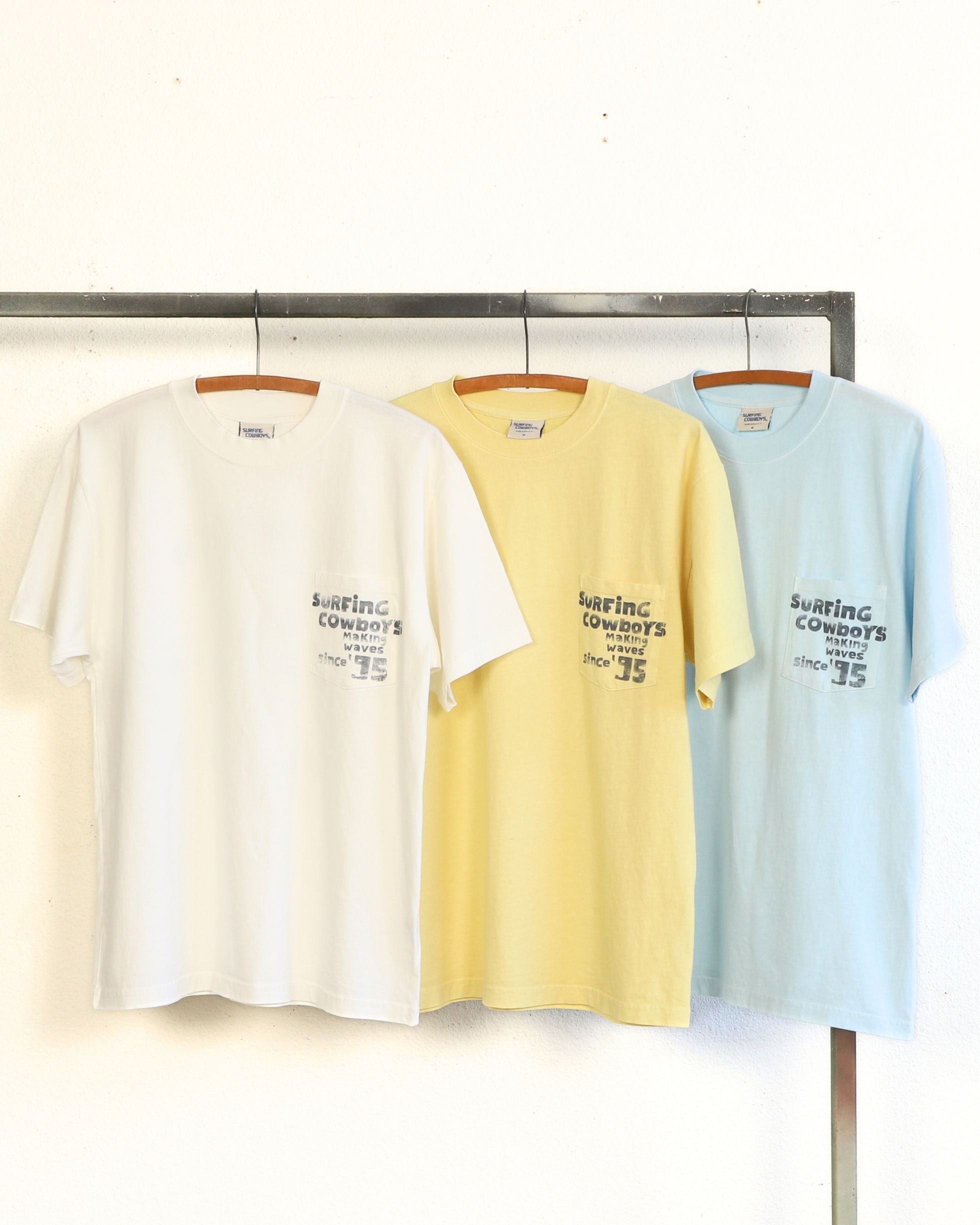 Making Waves T-Shirt Jade Blue – Surfing Cowboys