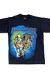 Vintage 1993 Megadeth Countdown to Extinction T-shirt with full color graphic on front and lyrics printed on back. Front View.