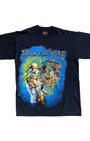 Vintage 1993 Megadeth Countdown to Extinction T-shirt with full color graphic on front and lyrics printed on back. Front View.