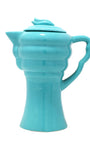 Metlox Series 200 Poppytrail Coffee Carafe Pot Turquoise 10 inch.
