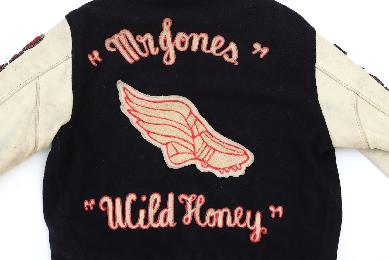 Mr Jones "Wild Honey" Varsity Jacket c. 1978 Back