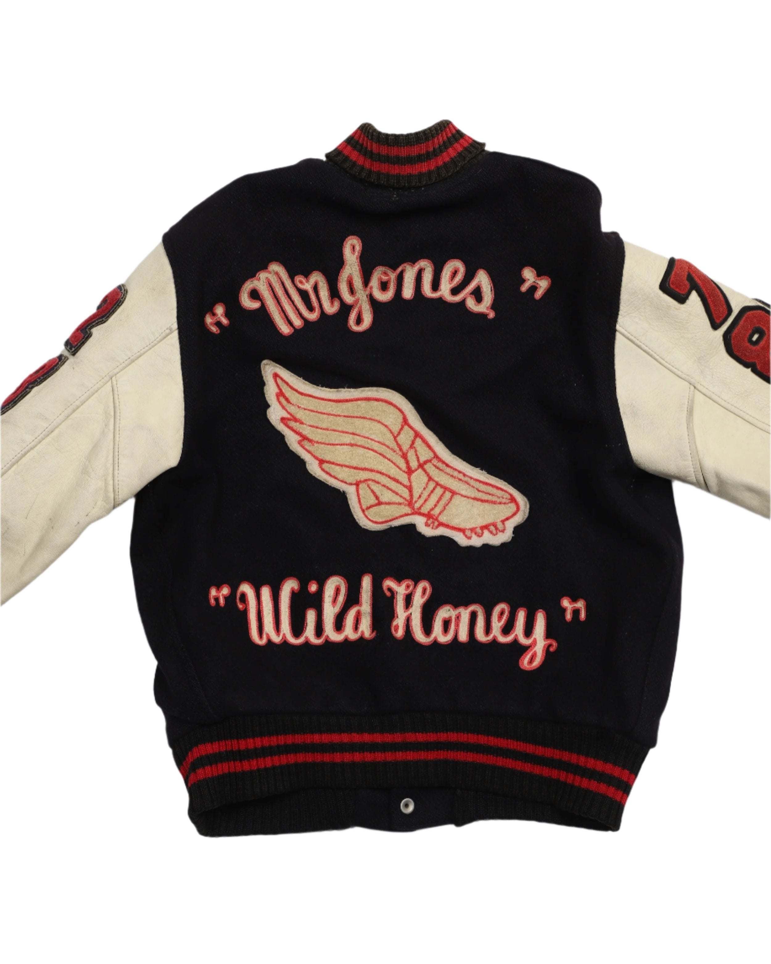 Mr Jones "Wild Honey" Varsity Jacket c. 1978 Back
