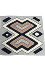 Navajo Eye Dazzler Saddle Blanket circa 1940s
