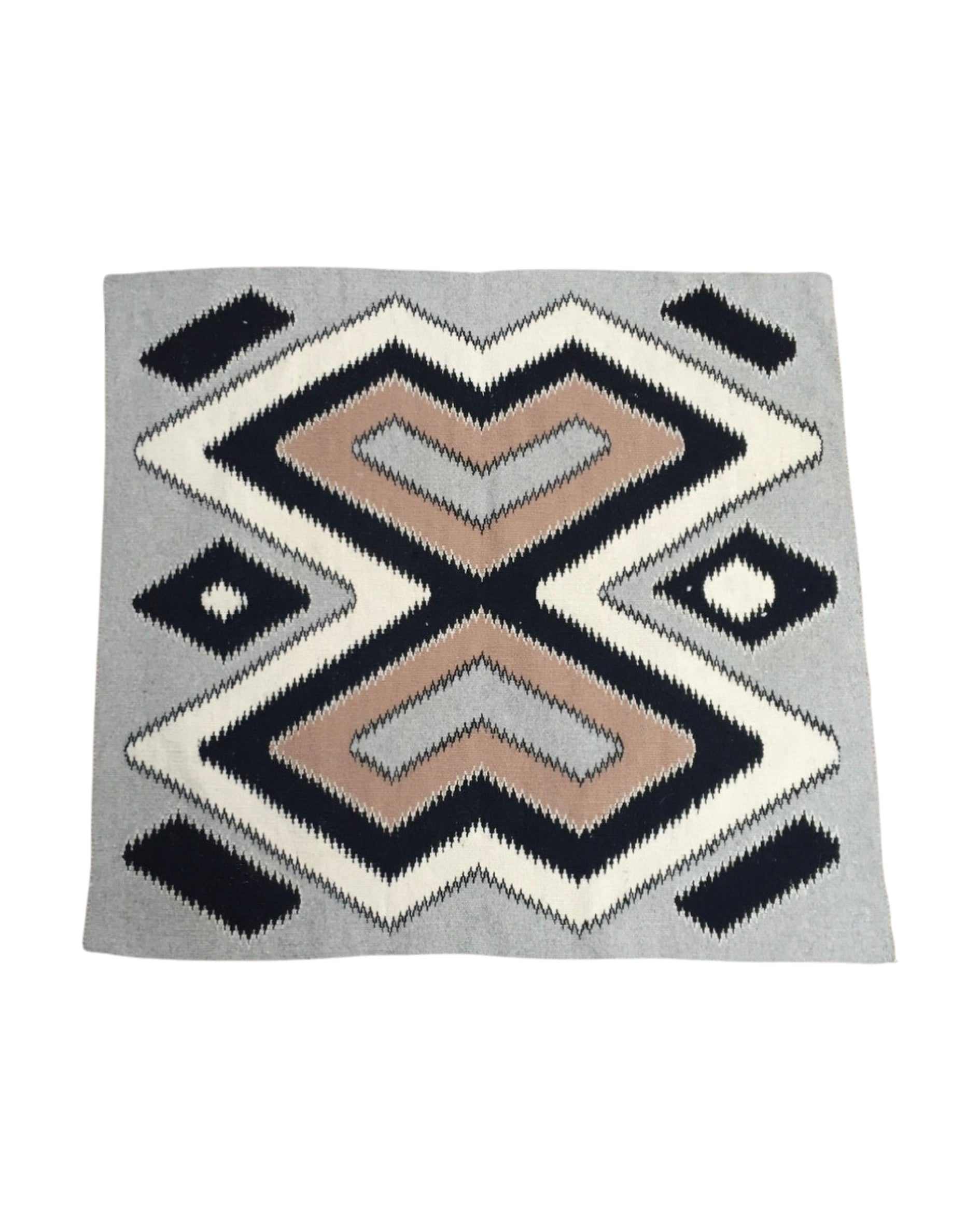 Navajo Eye Dazzler Saddle Blanket circa 1940s