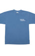 New Surfing Cowboys Logo Washed Blue Front View
