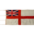 Original Antique White Squadron Flag of the Royal Navy, Great Britain (1801–1864) Full View