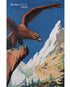 Original Vintage PLM Railway Travel Poster Route des Alpes et du Jura 1920s Close Up 5