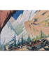 Original Vintage PLM Railway Travel Poster Route des Alpes et du Jura 1920s Close Up 7