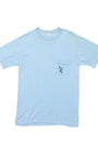 Pat's Ski & Sport Shop T-Shirt M Blue 1960s USA Front