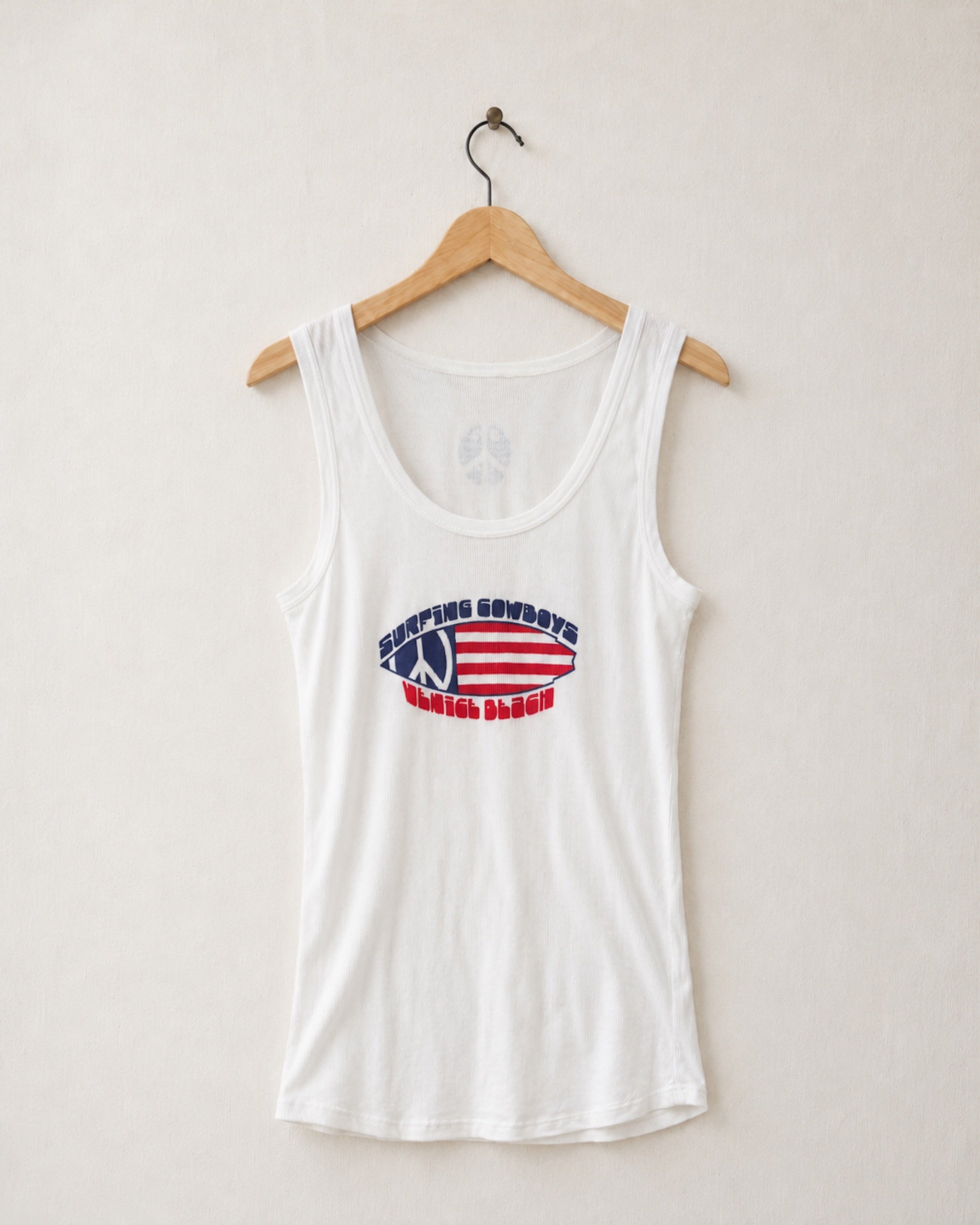 Peace Flag Surfboard Ribbed Tank Top – Women's