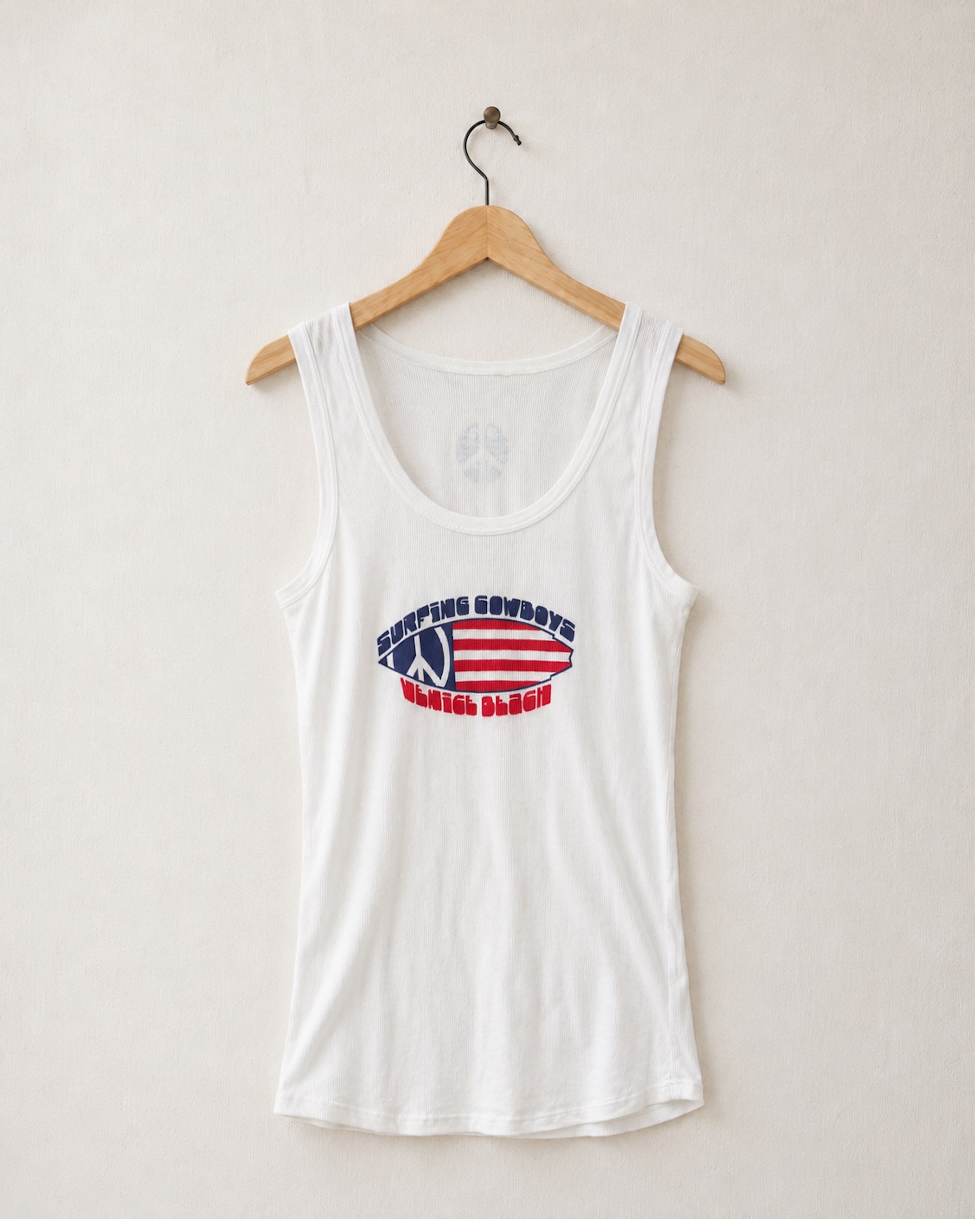 Peace Flag Surfboard Ribbed Tank Top – Women's