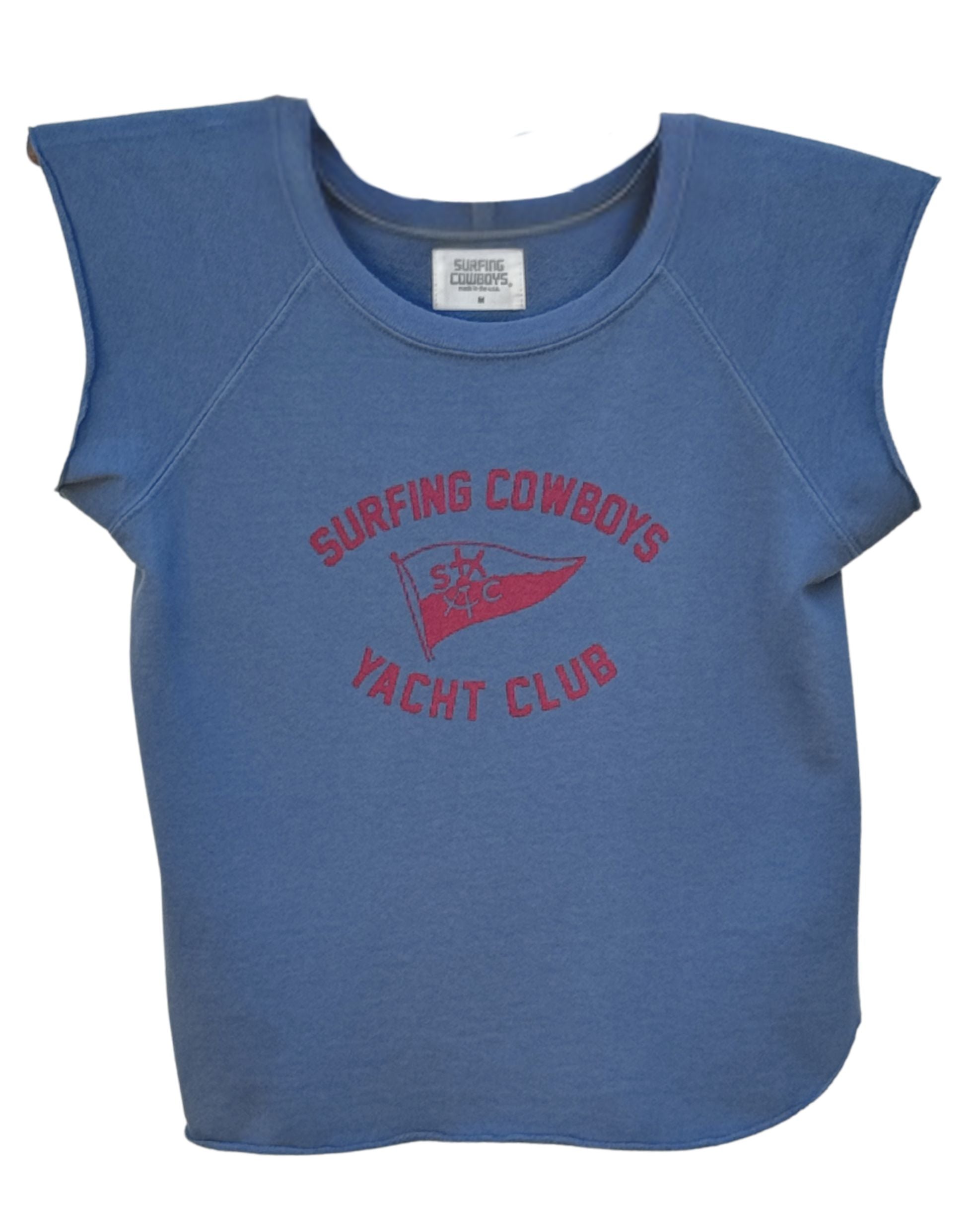 Yacht Club Women's Raglan Washed Indigo