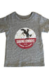 Rarin to Surf Infant T-Shirt Heather Grey