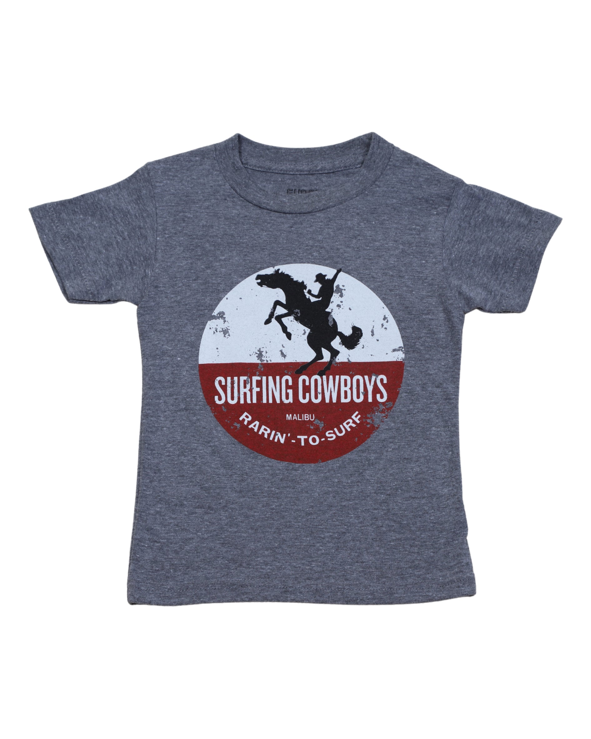 Rarin' to Surf Youth T-Shirt Heather Grey