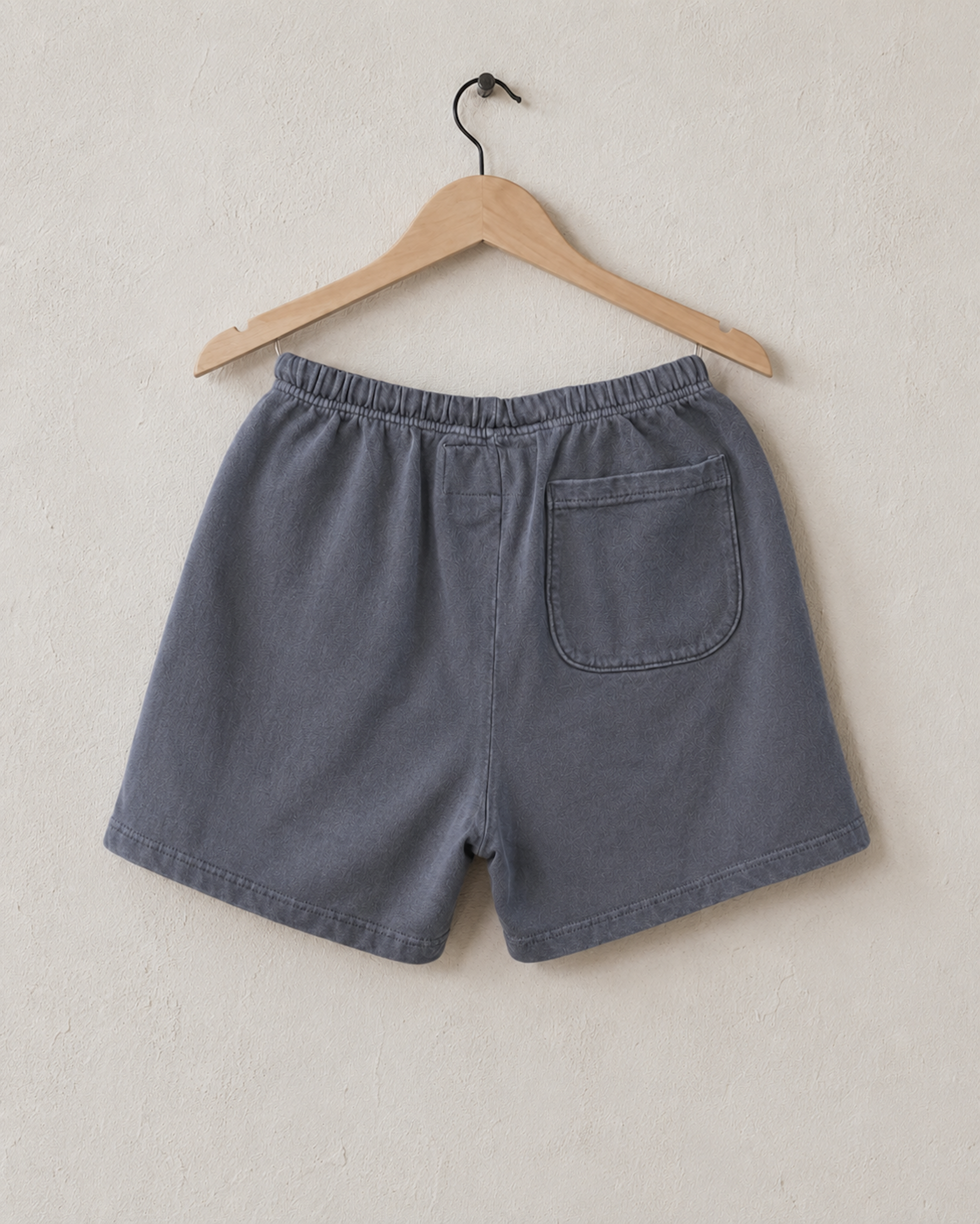 Surfing Cowboys Relaxed Shorts in Loopback Cotton – Dove Grey