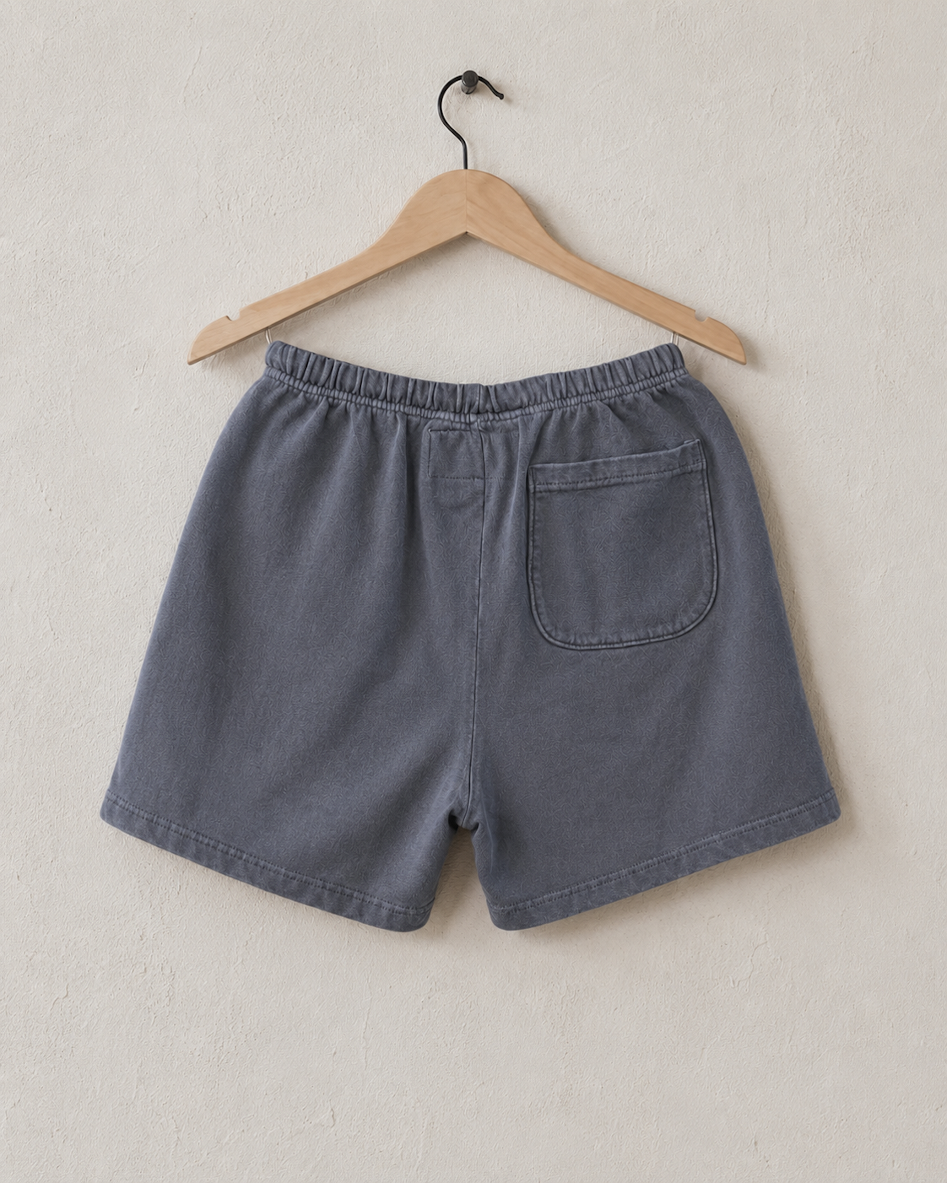 Surfing Cowboys Relaxed Shorts in Loopback Cotton – Dove Grey