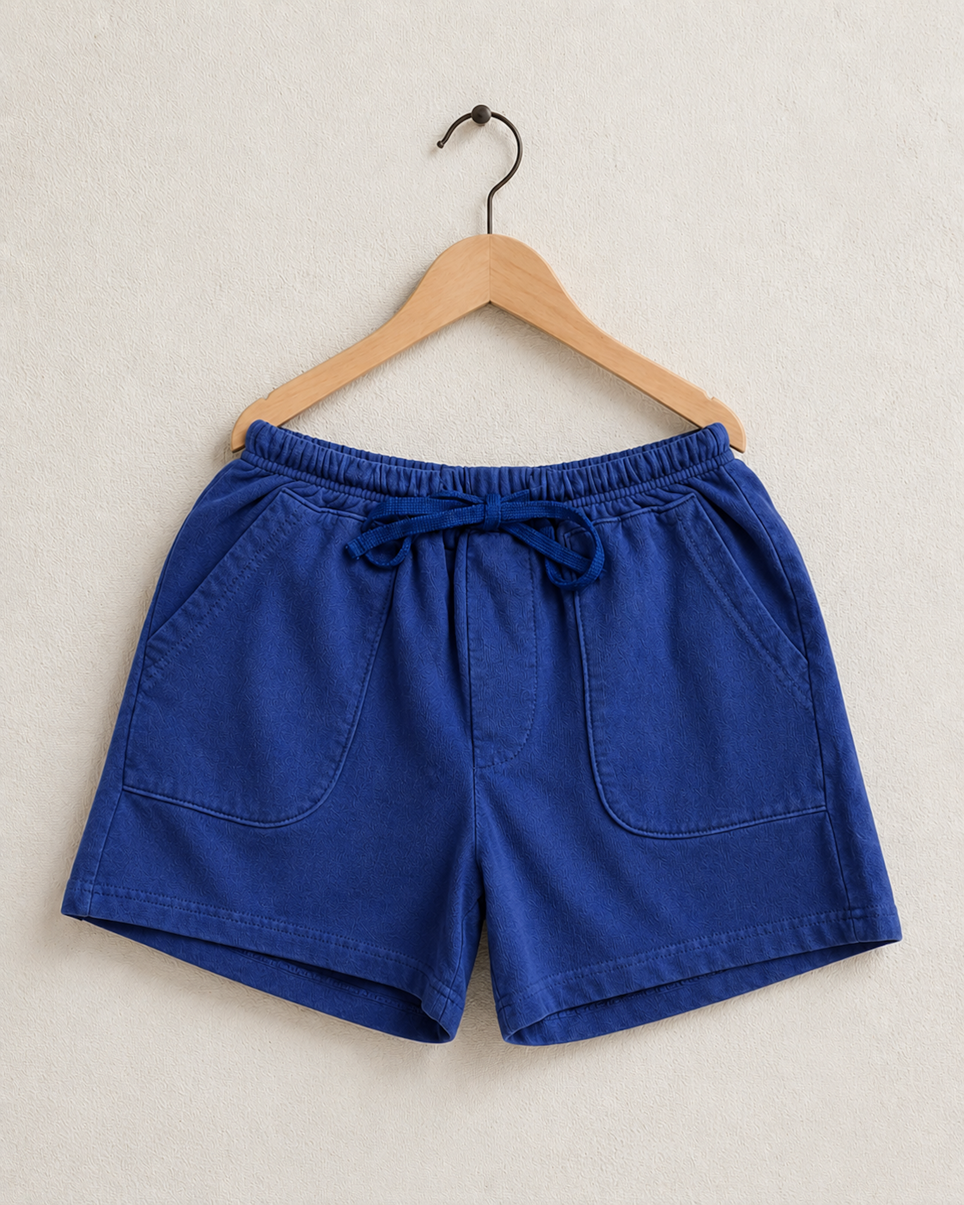 Surfing Cowboys Relaxed Shorts in Loopback Cotton – Washed Navy