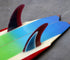 Robert August Surfboard Early 1970s Twin Fin Fully restored Rocket 6 ft 10 in