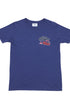 Rodeo Adult T-Shirt Washed Navy Front