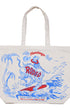 Surfing Cowboys Rodeo Tote Bag Made in California.
