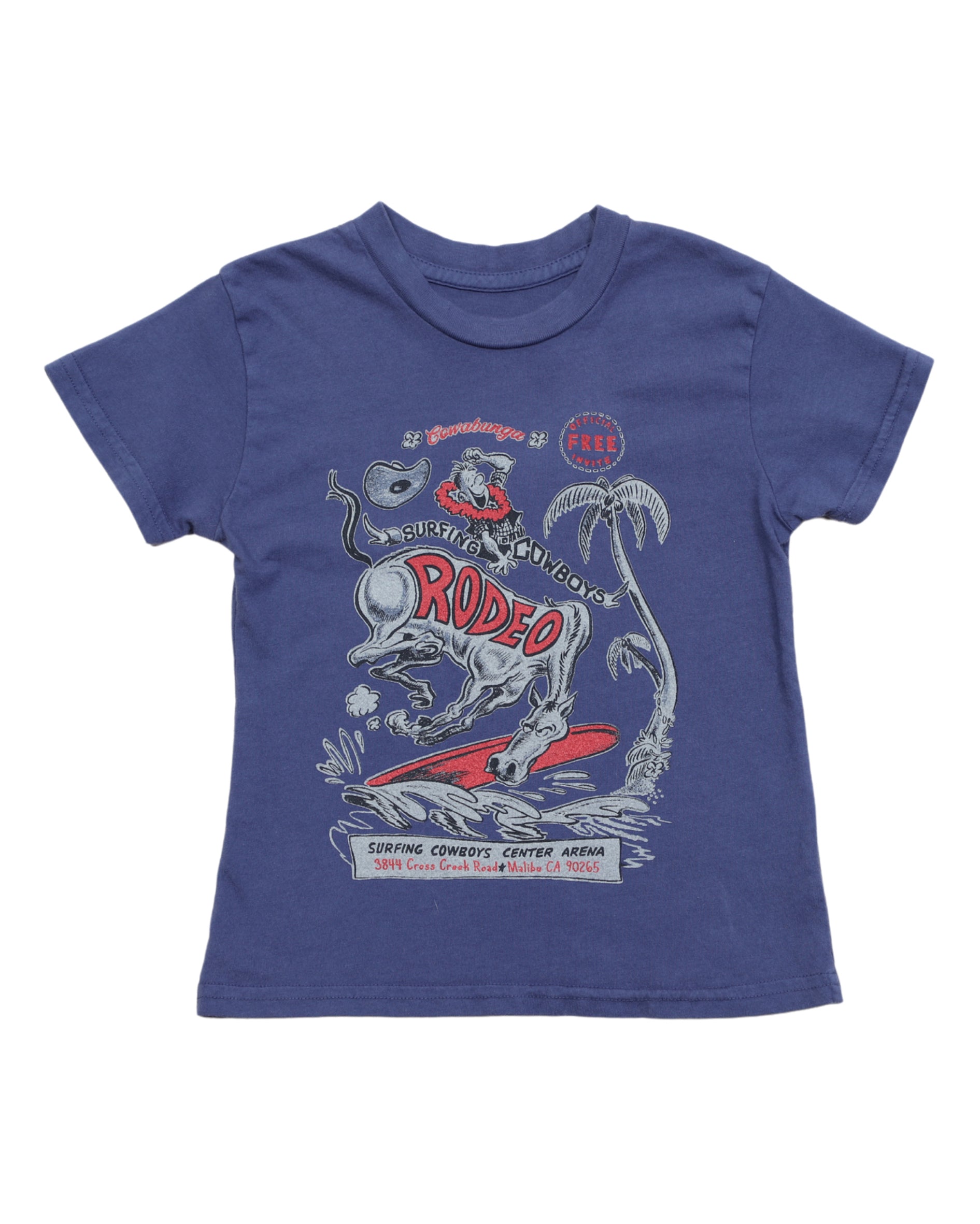 Rodeo Youth T-Shirt Washed Navy