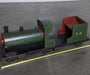 Scale Model Locomotive Train Engine 1940s 48"Lx10"W x17"H Side View With Measuring Tape