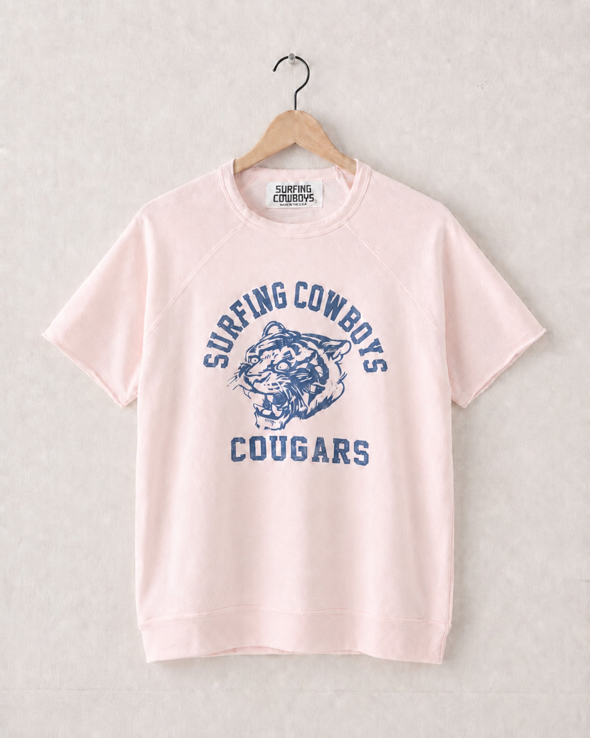 Cougar Short Sleeve Sweatshirt Blush