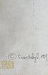 Signature detail of J. Van der Keyl with 1979 date.
